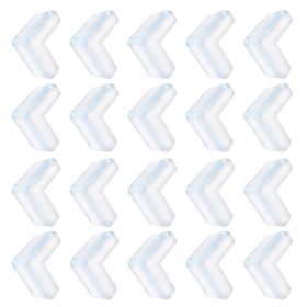 20pcs Baby Security Corner Protector Clear Furniture Corner Protector Soft Table Desk Corner Bumper Child-proof Table Edge Corner Guard