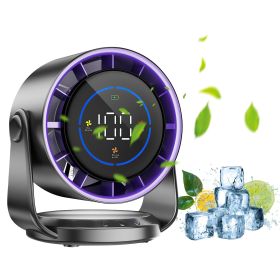 100 Speeds Desk Fan Battery Operated Wall Mounted Fan Rechargeable Mini Desk Fan with 120ilting Angle for Home Office Travel