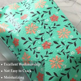 3 Pack Wipe Dispenser, Reusable Portable Wipe Holder, Wipes Container, Travel Wipes, Refillable Wet Wipe Pouch, Green Blue Purple Floral