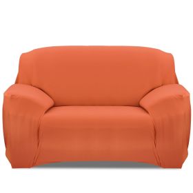 Sofa Cover Printed Stretch Sofa Furniture Cover Soft Sofa Slipcover Polyester Furniture Protector Cover (Option: Orangeg_2S)
