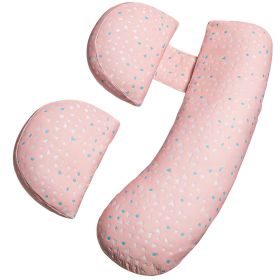 Pregnancy Pillows Adjustable Support Maternity Pillowïft Side Sleeper Pregnancy Pillows Wedge Pillow with Detachable Pillow Cover (Option: Pink_Extegnd)