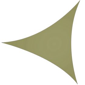 Shade Sail Patio Cover Shade Canopy Camping Sail Awning Sail Sunscreen Shelter Triangle Cover For Kindergarten Playground Outdoor (Option: g3In)(ARMYGRN)