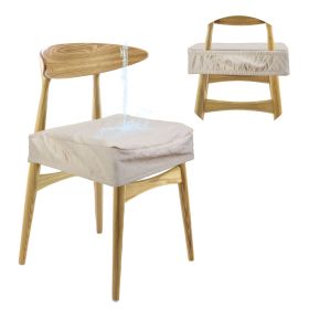 4Pack Waterproof Dining Chair Slipcovers Stretch Chair Seat Slipcovers Removable Washable Jacquard Seat Covers for Dining Room (Option: Begige)