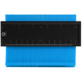 5 inch Shape Contour Gauge Duplicator Plastic Precisely Copy Irregular Shapes Profile Gauge  Measurement (Option: Bluge_5in)