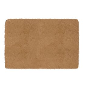 Fluffy Bedroom Rug 48 2.6nti-Skid Shaggy Area Rug Decorative Floor Carpet Mat for Nursery Bedroom Living Room (Option: Coffgee)