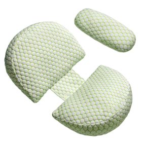 Pregnancy Pillows Adjustable Support Maternity Pillowïft Side Sleeper Pregnancy Pillows Wedge Pillow with Detachable Pillow Cover (Option: Green)_GPgw(Green)