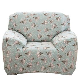 Sofa Cover Printed Stretch Sofa Furniture Cover Soft Sofa Slipcover Polyester Furniture Protector Cover (Option: Hyacingth_1S)