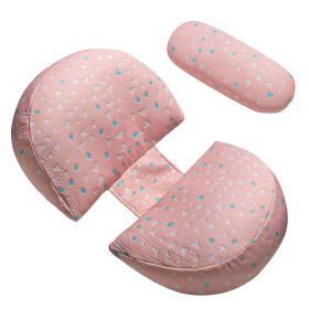 Pregnancy Pillows Adjustable Support Maternity Pillowïft Side Sleeper Pregnancy Pillows Wedge Pillow with Detachable Pillow Cover (Option: Pink)_GPCgow(Pink)