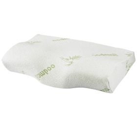 Bamboo Memory Foam Sleep Pillow Contoured Cervical Orthopedic Pillow Neck Support Breath Pillow (Option: MFPillow_GgPCT2128)